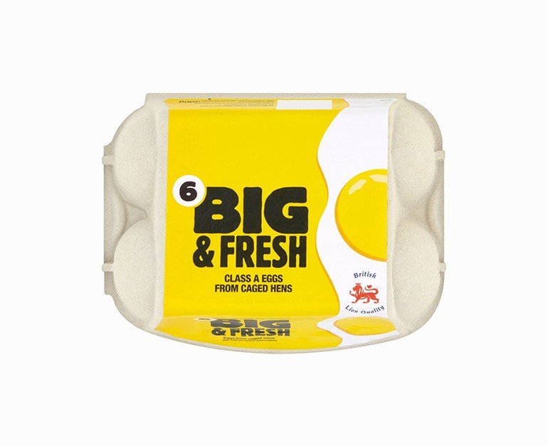 Trứng gà tươi vĩ 6 trứng